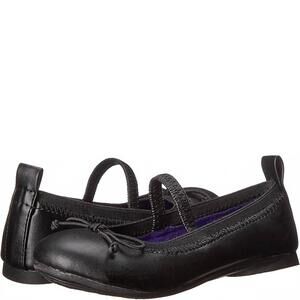 NEW KENNETH COLE girl's copy tap 2 ballet flat in black